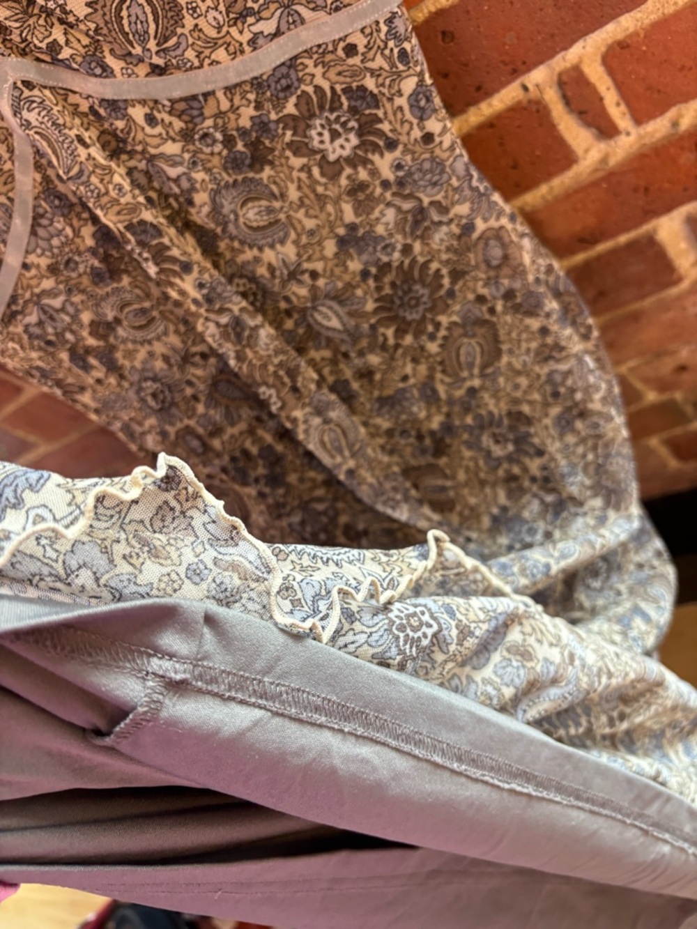 Vintage 90s Mexx Floral Lace-Trim Maxi Dress - Picture 7 of 8